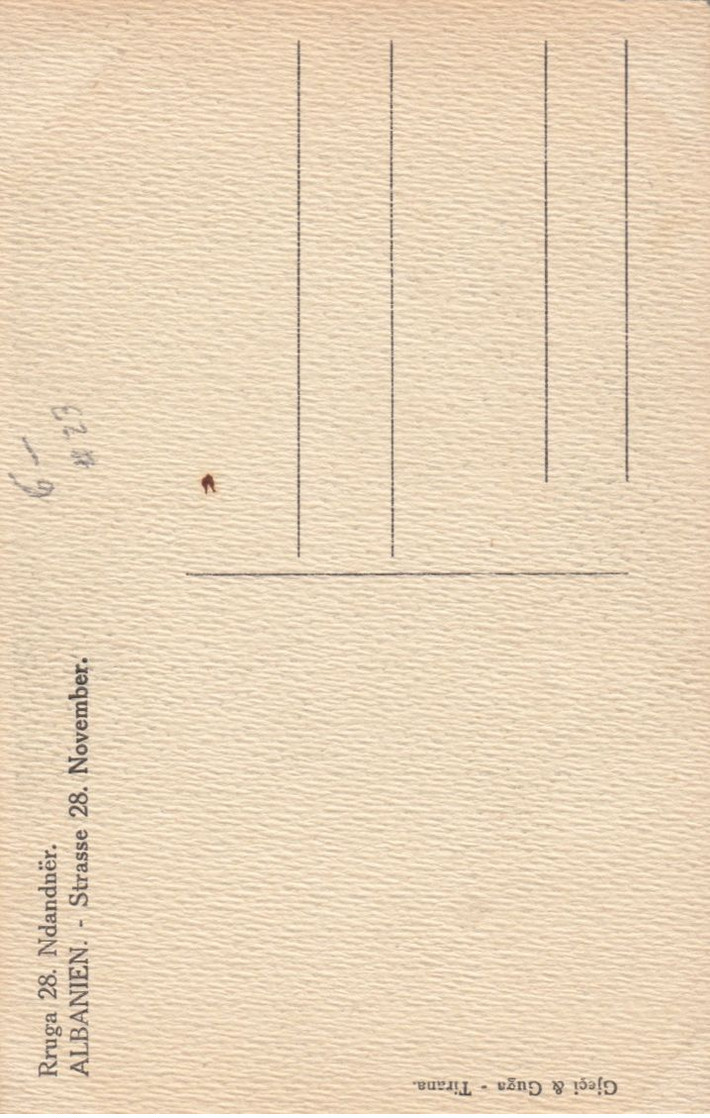 ALBANIA , 00-10s ; Strasse 28. November - Albanie