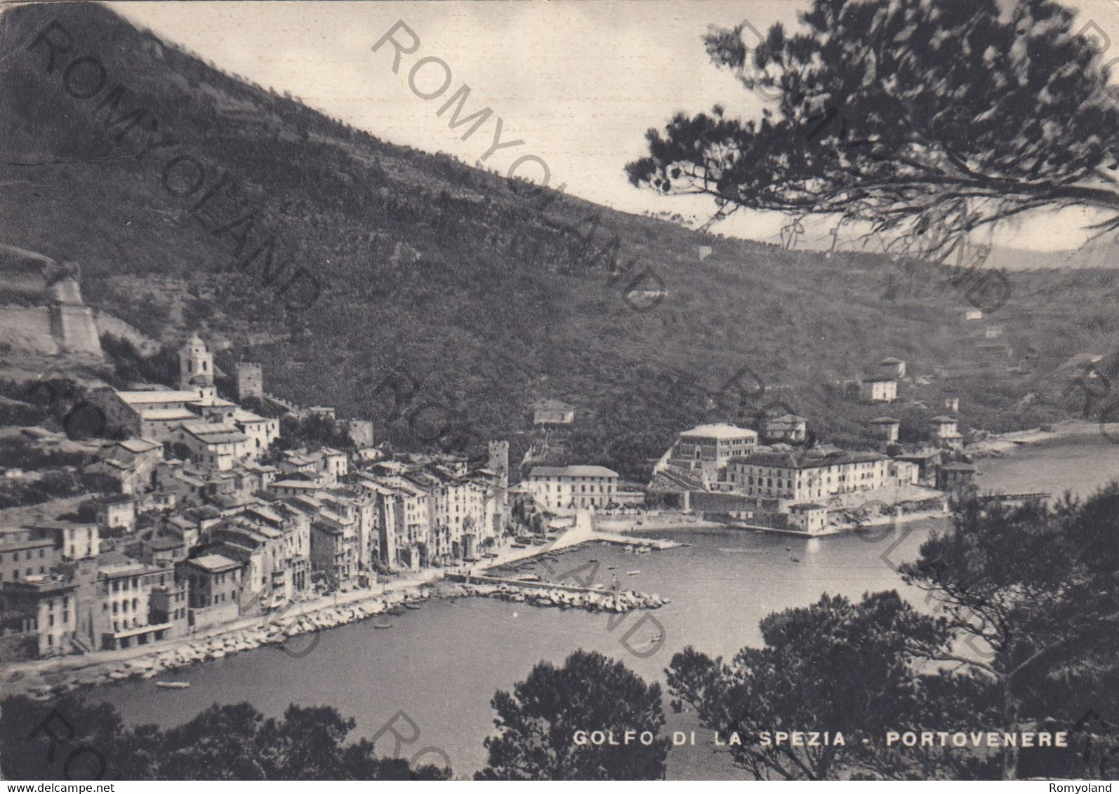 CARTOLINA  PORTOVENERE,GOLFO DELLA SPEZIA,LIGURIA,SPIAGGIA,MARE,SOLE,ESTATE,BELLA ITALIA,STORIA,MEMORIA,VIAGGIATA 1952 - La Spezia