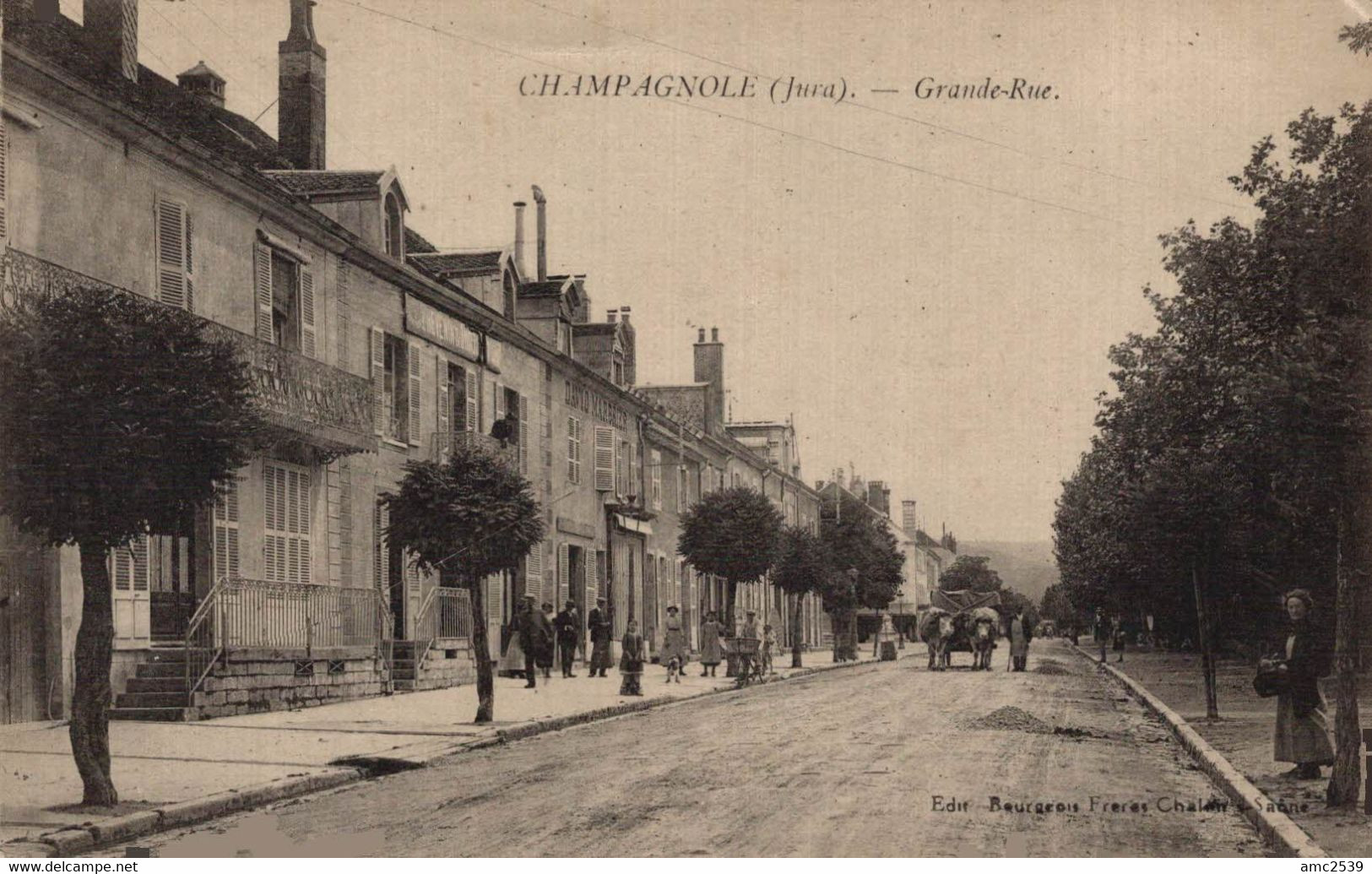 39 CHAMPAGNOLE   CPA    Grande Rue - Champagnole