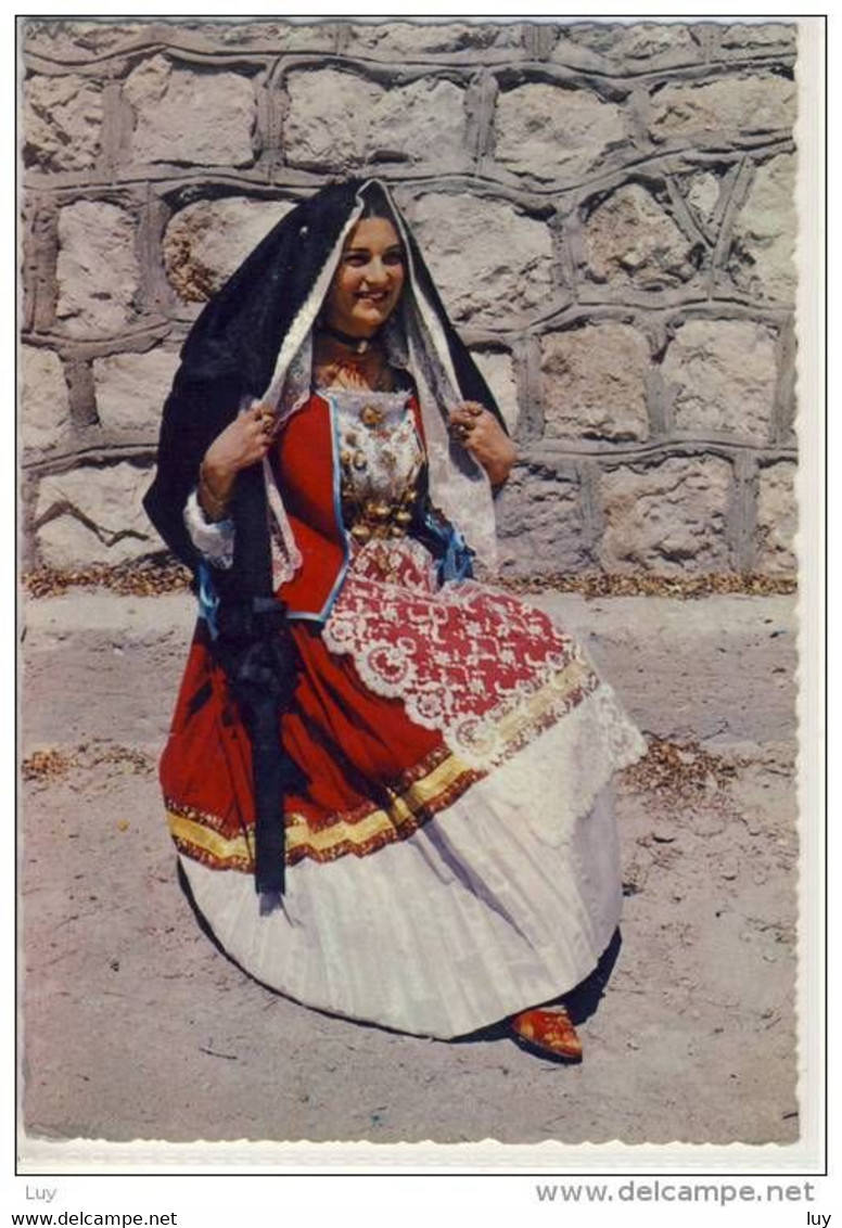 Costumi SARDI - Costume Di ORISTANO / Cagliari; Viaggiata  1966 - Cagliari