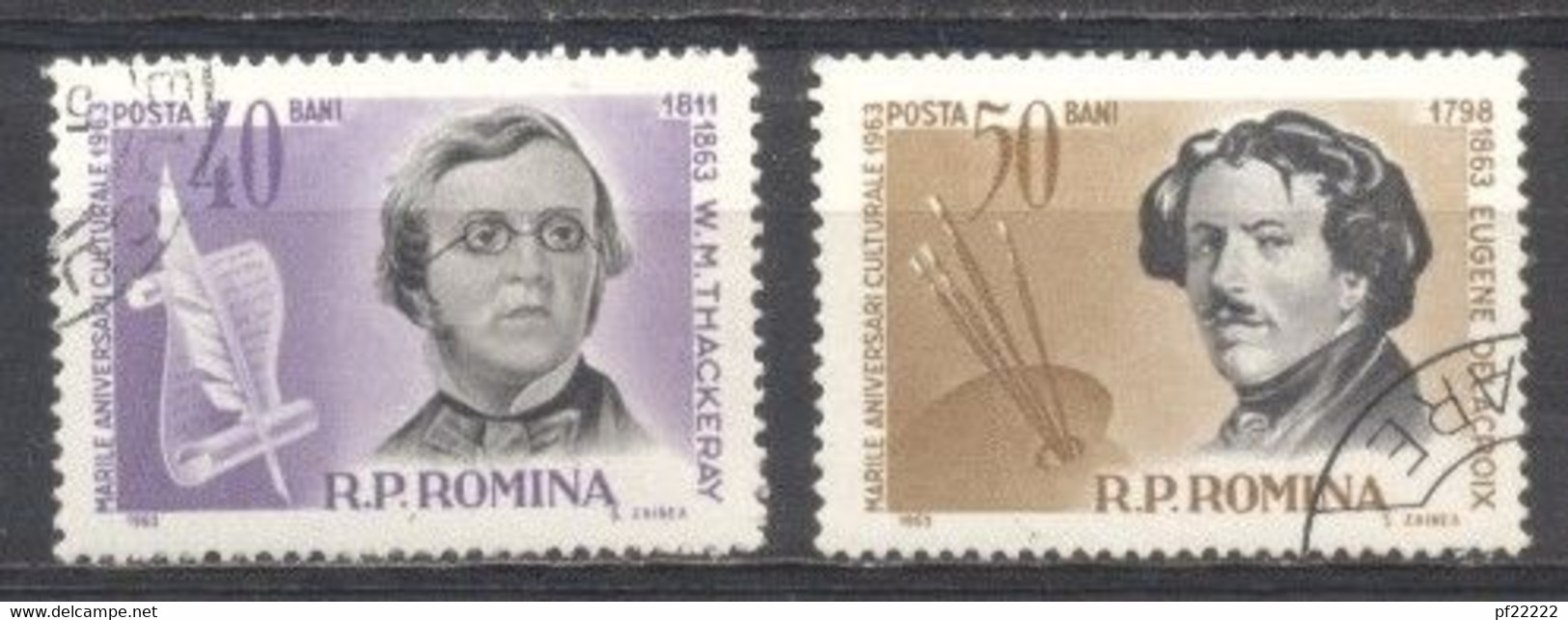 Rumania, 1963, Preobliterados,Y&T,1924,1925, Con Goma - Other & Unclassified