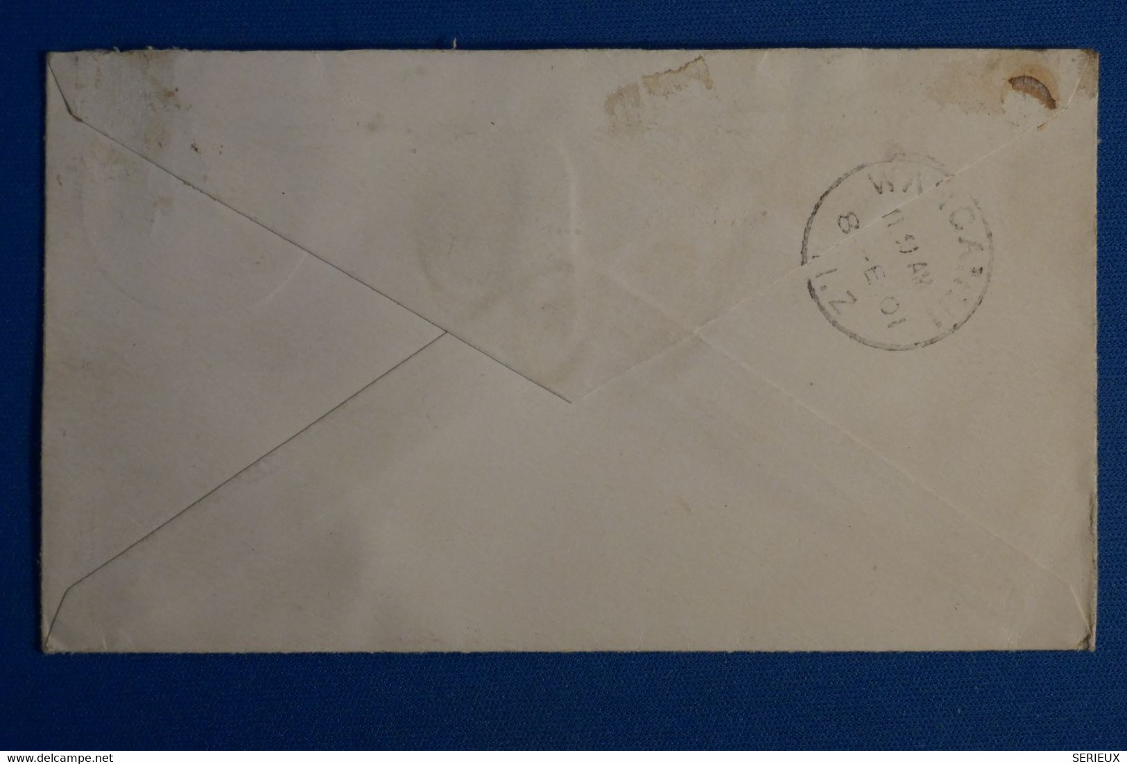 S19  NEW ZEALAND BELLE LETTRE 1901 POUR JERULSEM    + AFFRANCHISSEMENT INTERESSANT - Covers & Documents