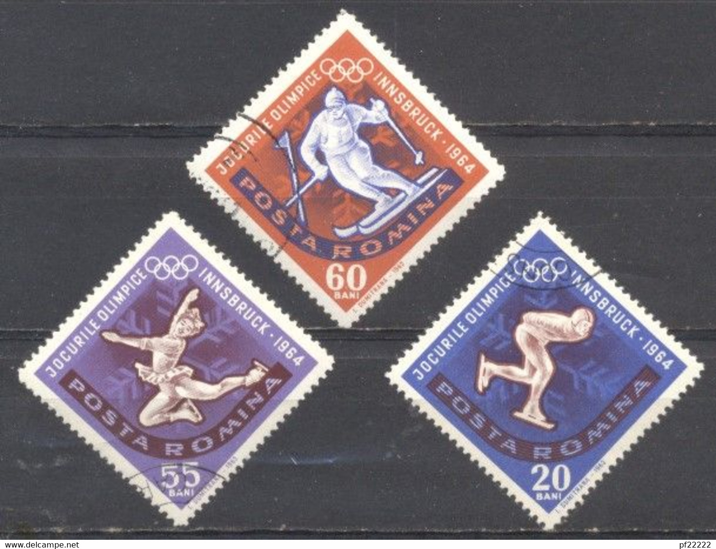 Rumania, 1964, Preobliterados,Y&T,1977,1980,1979, Con Goma - Autres & Non Classés