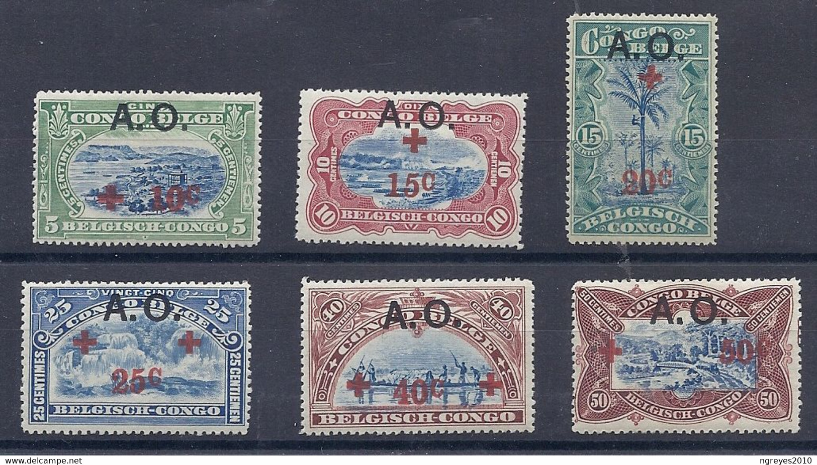 210038996  RUANDA-URUNDI.  YVERT  Nº  36/41  */MH - Unused Stamps