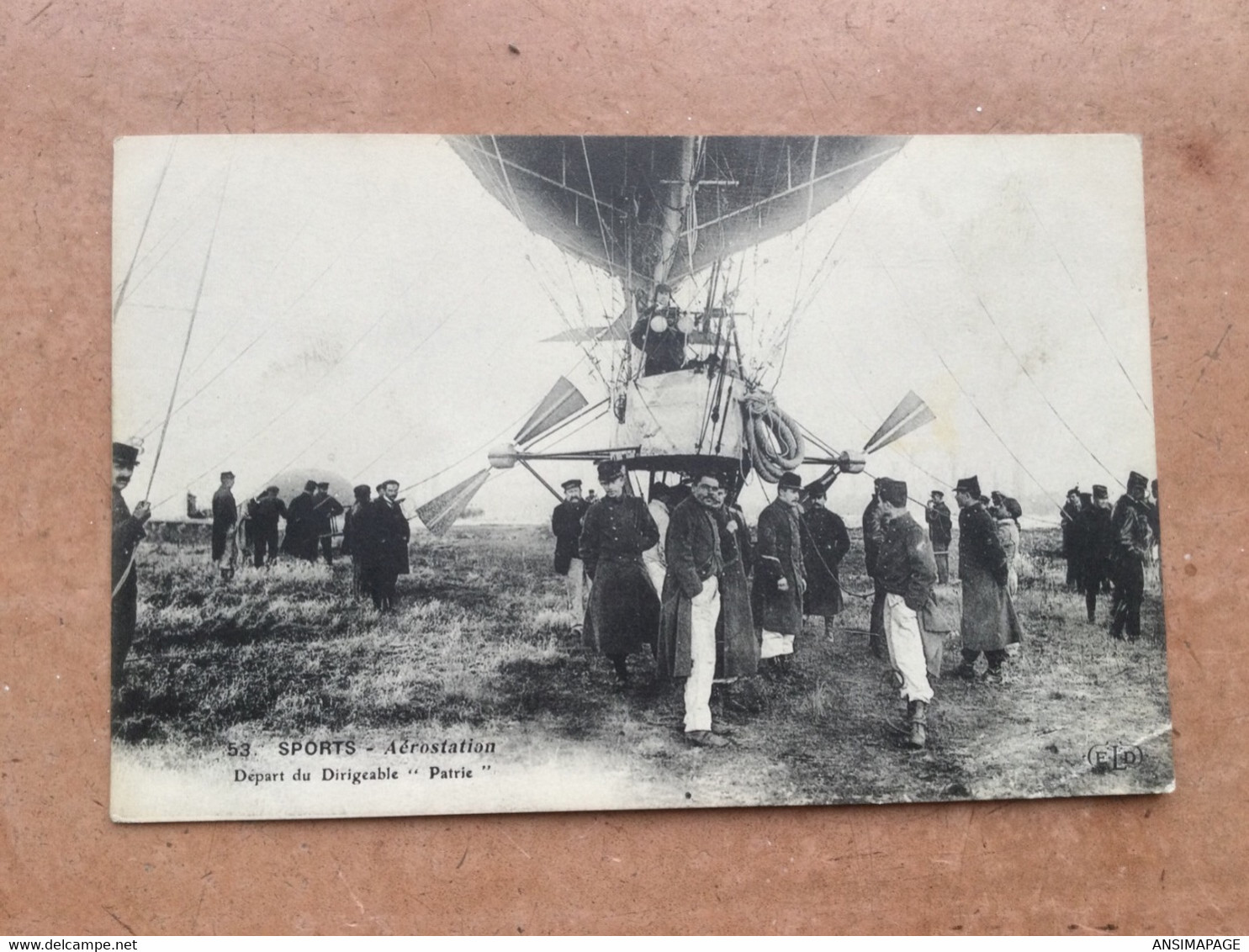 SPORTS-Aerostation-Départ Du Dirigeable « Patrie »5 - Autres & Non Classés