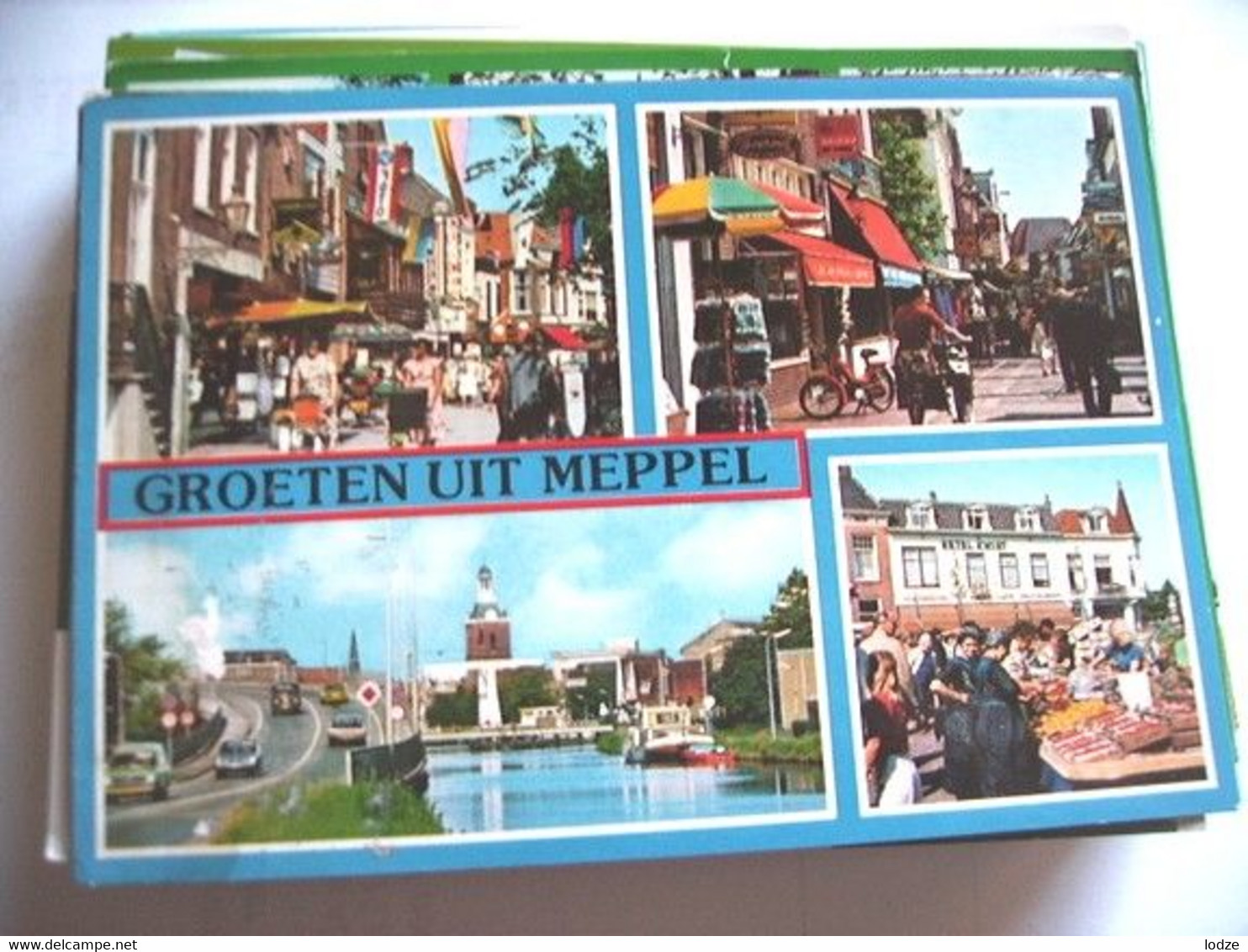 Nederland Holland Pays Bas Meppel Met Gezellige Terrassen - Meppel