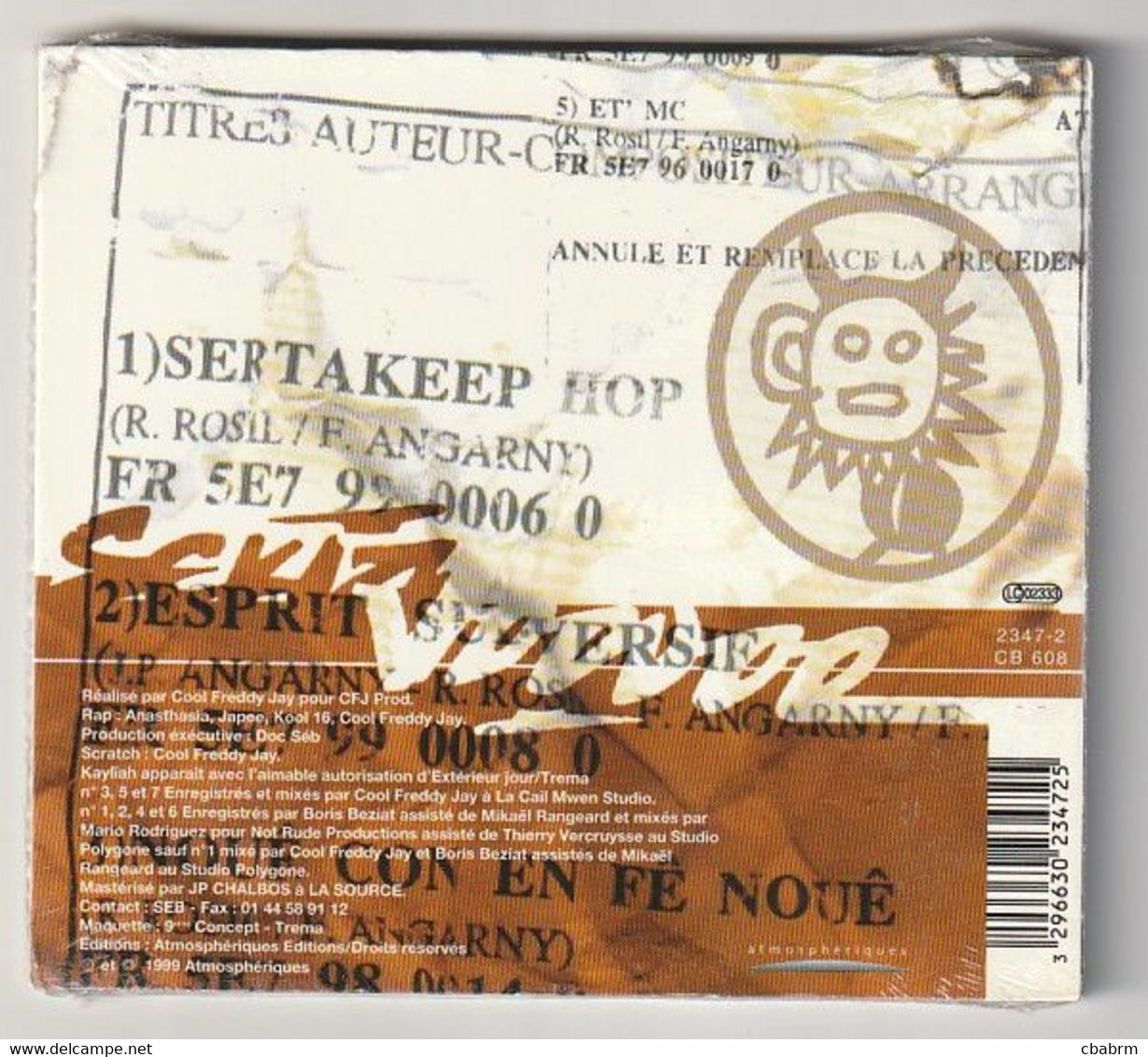 CD DIGIPACK SEKTA VOODOO COTE CREOLE FRANCE 1999 Atmosphériques ‎– 2347-2 NEUF - Rap En Hip Hop