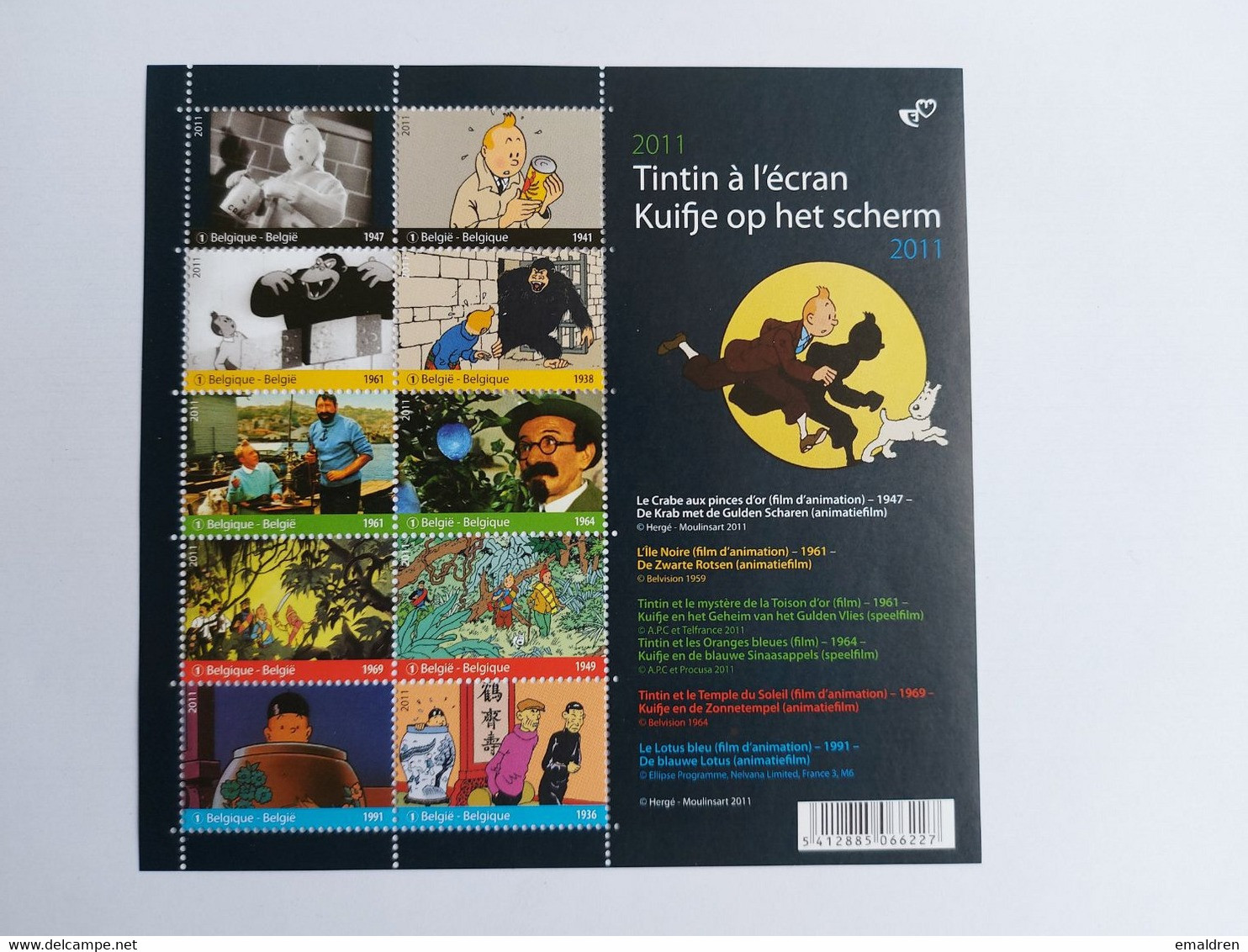 BL. 192. Tintin à L'écran - Kuifje Op Het Scherm. - Philabédés (comics)