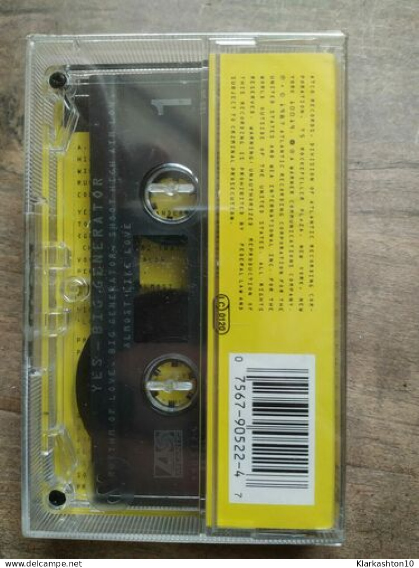 Yes Big Generator Cassette Audio-K7 NEUF SOUS BLISTER - Cassettes Audio