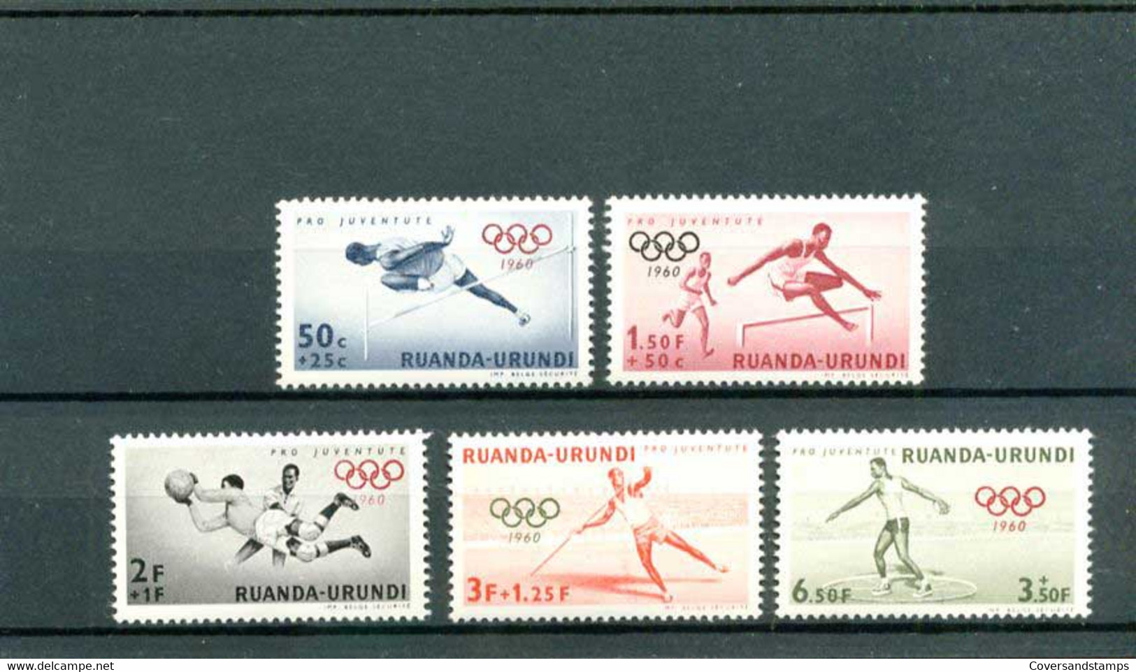 Ruanda Urundi  COB 219/23  ** MNH - Unused Stamps