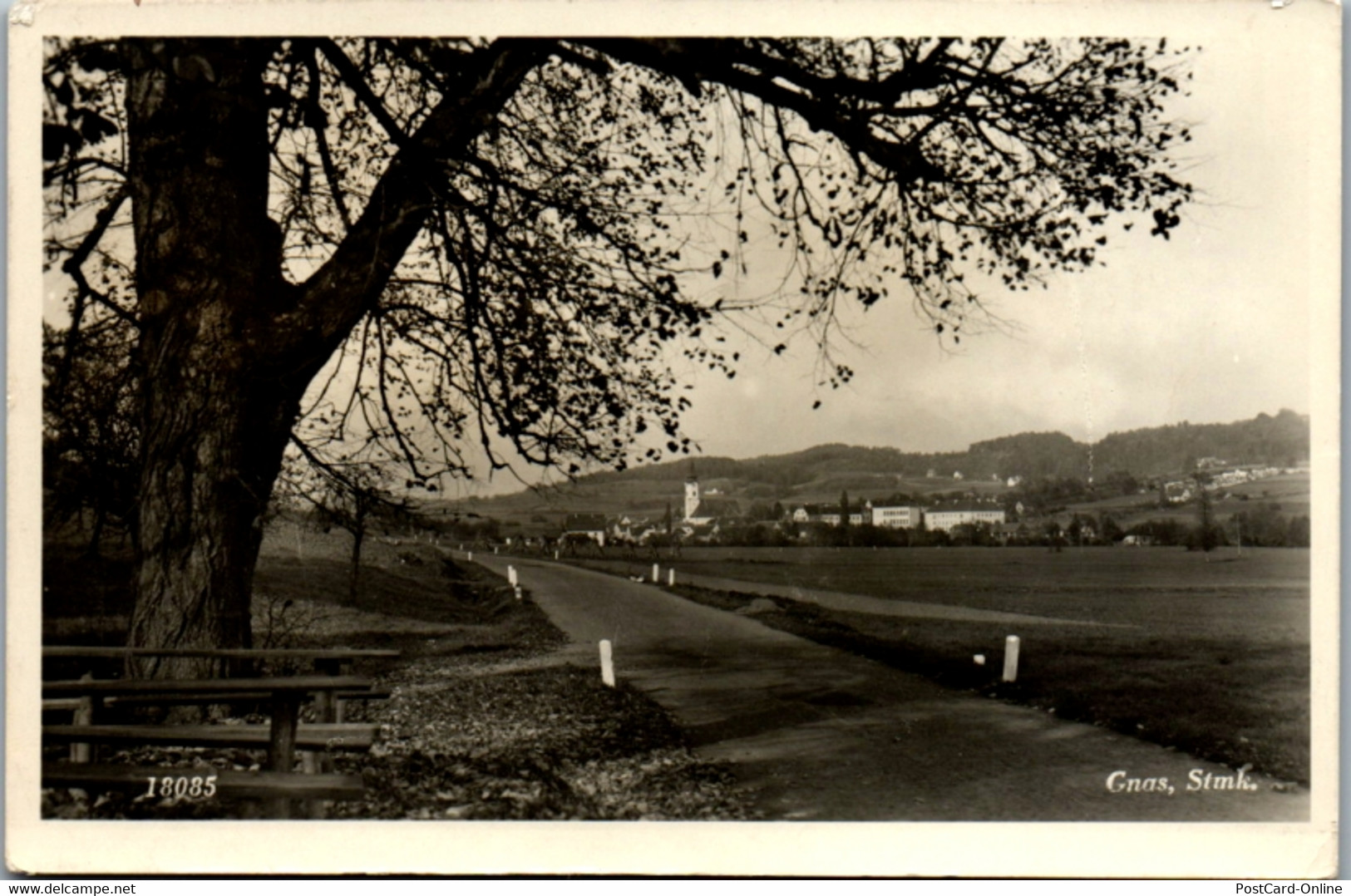 10253 - Steiermark - Gnas , Panorama , Straße - Gelaufen - Feldbach