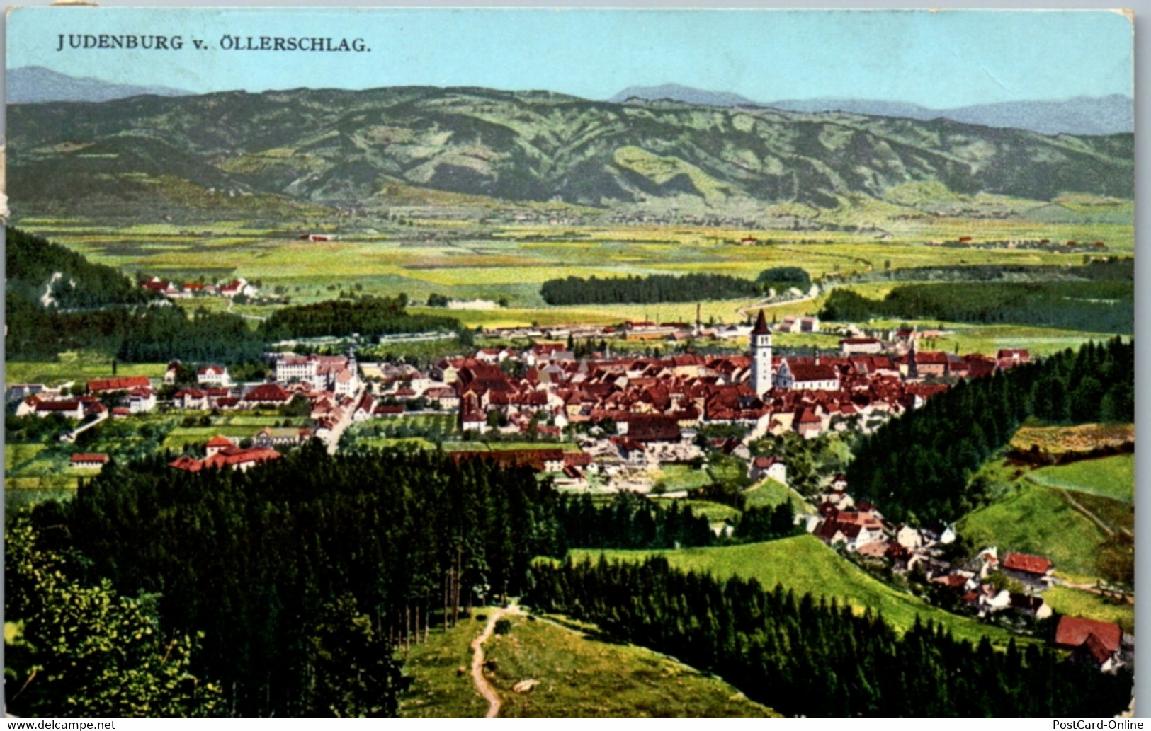 10256 - Steiermark - Judenburg V. Öllerschlag , Panorama - Gelaufen - Judenburg