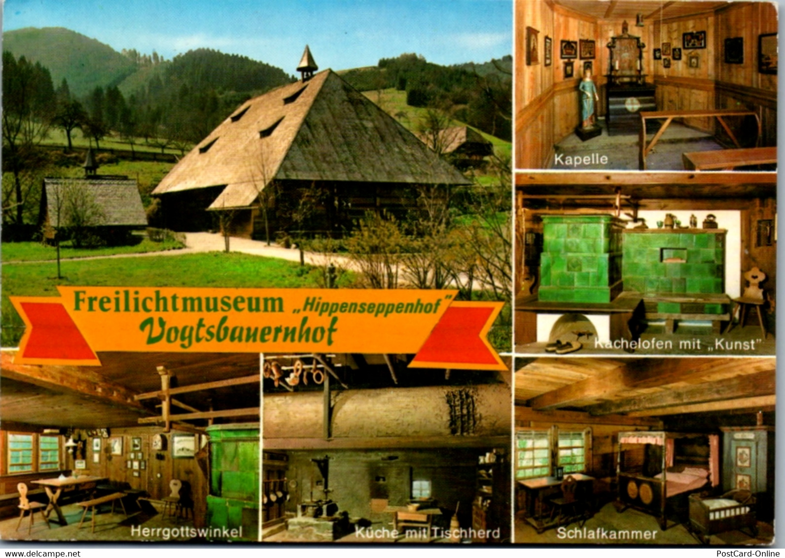 10158 - Deutschland - Gutachtal , Freilichtmuseum , Hippenseppenhof , Vogtsbauernhof - Gelaufen - Gutach (Schwarzwaldbahn)