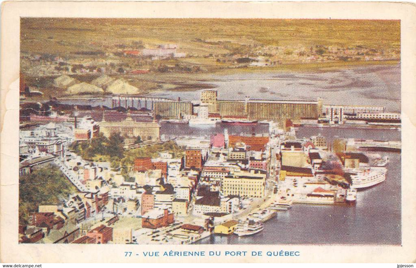 QUEBEC-VILLE - VUE AERIENNE DU PORT - Québec - Les Rivières