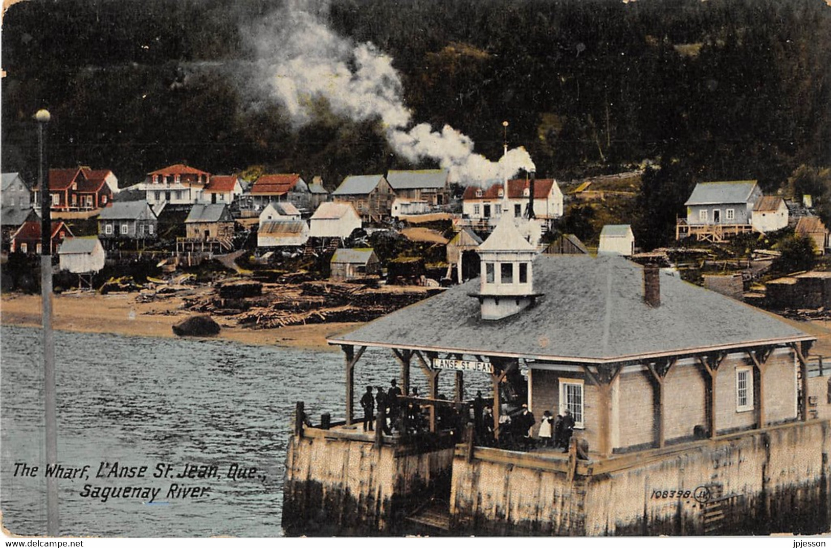 QUEBEC - THE WHARF, L'ANSE SAINT JEAN, SAGUENAY RIVER - Saguenay