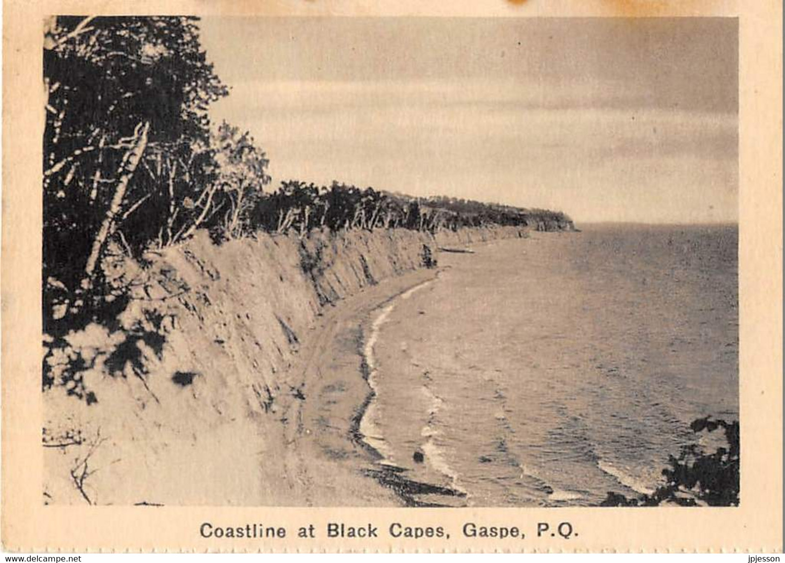 QUEBEC - COASTLINE AT BLACK CAPES, GASPE - Gaspé