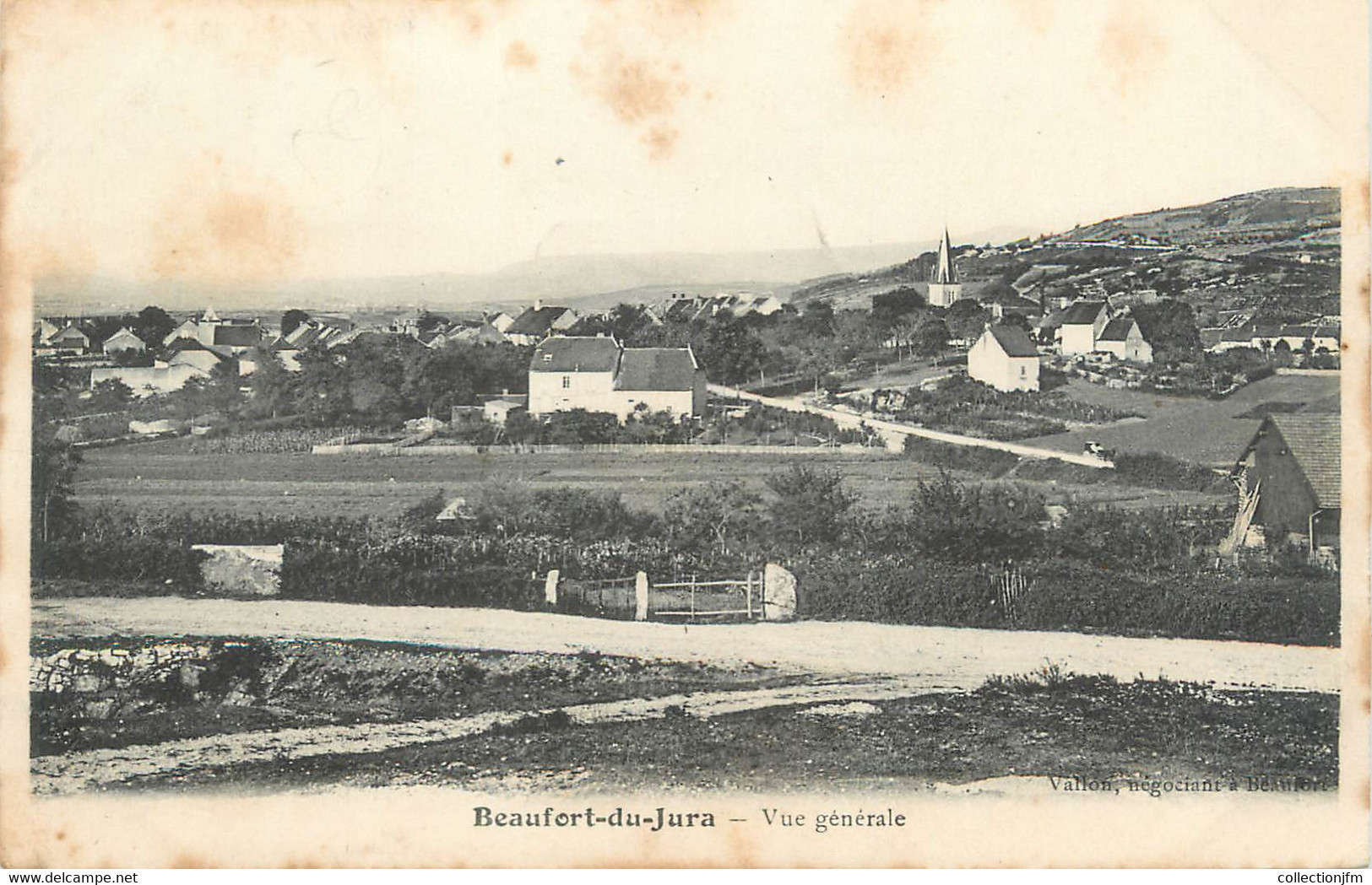 / CPA FRANCE 39 "Beaufort Du Jura, Vue Générale" - Beaufort