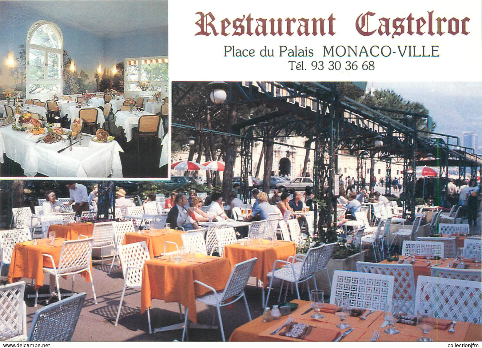 / CPSM MONACO "Restaurant Castelroc" - Bars & Restaurants