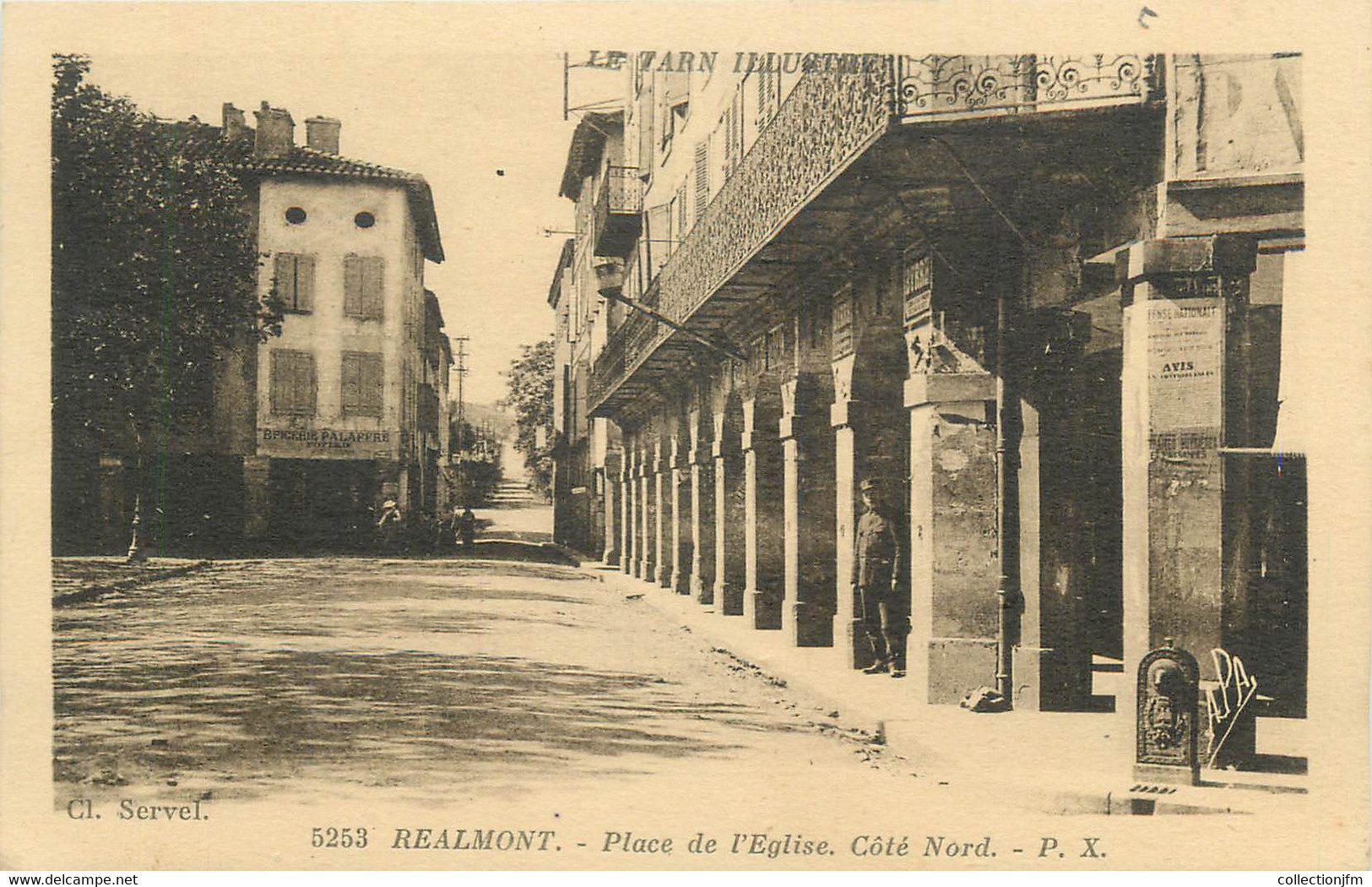 / CPA FRANCE 81 "Réalmont, Place De L'église" - Realmont