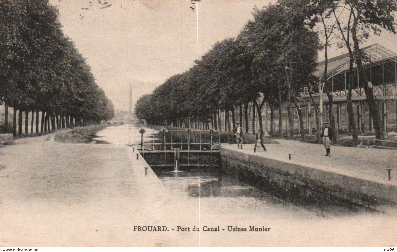 Frouard (Meurthe-et-Moselle) Port Du Canal - Usines Munier - Carte Visé Nancy N° A. 2434 - Frouard