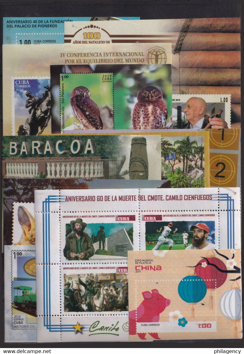 CUBA MINT. AÑO COMPLETO 2019 - Komplette Jahrgänge