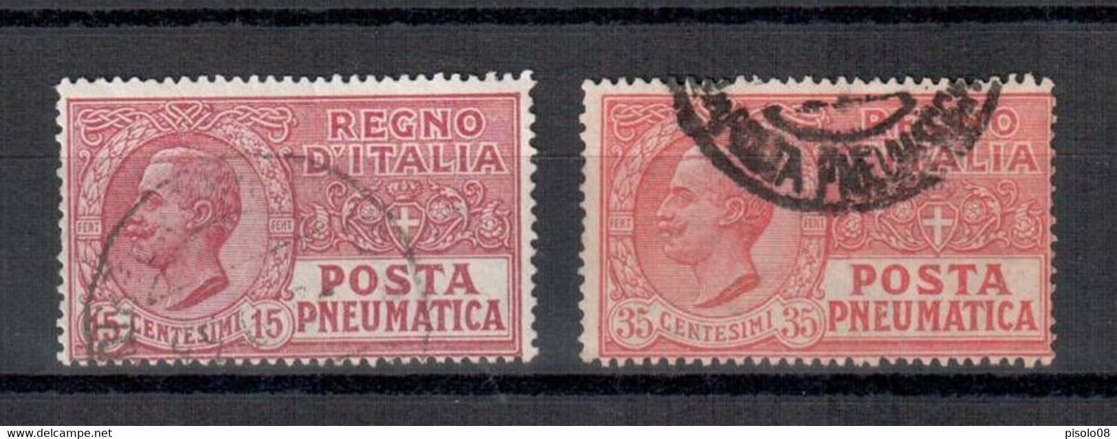 REGNO 1927-28 POSTA PNEUMATICA USATA - Pneumatische Post