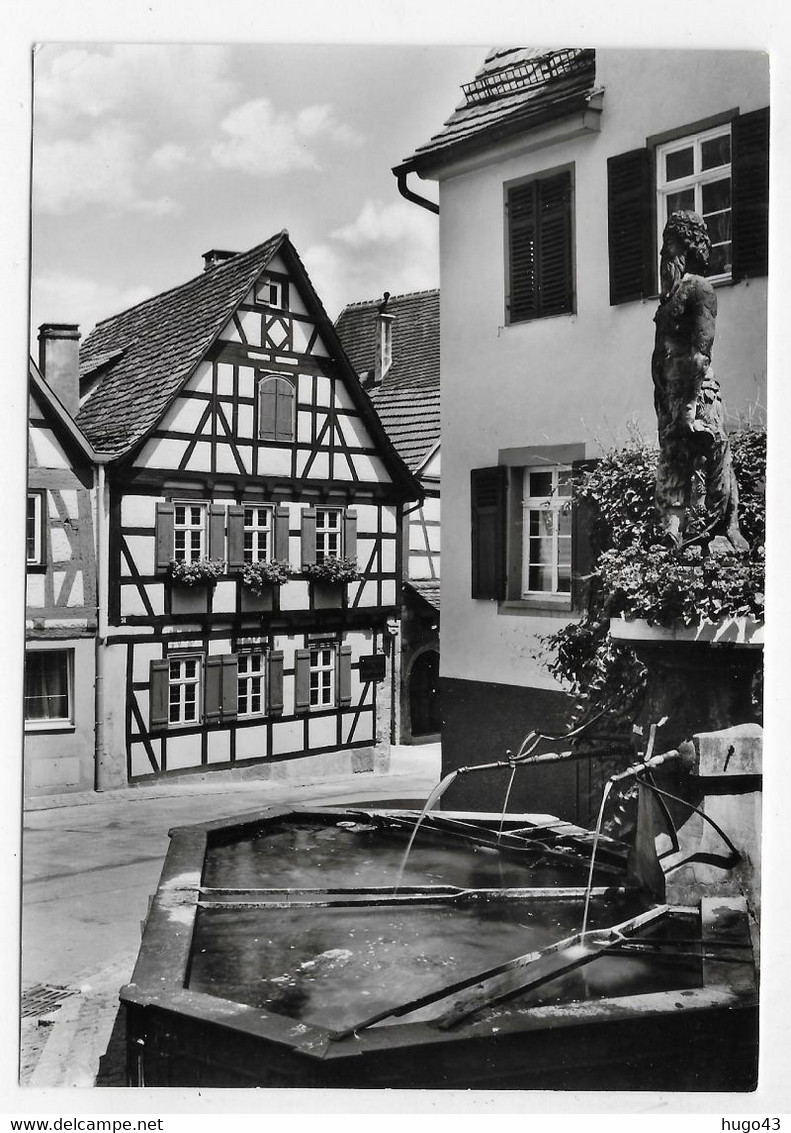 MARBACH AM NECKAR - SCHILLERS GEBURTSHAUS - ECHT FOTO - CPSM GF NON VOYAGEE - Marbach