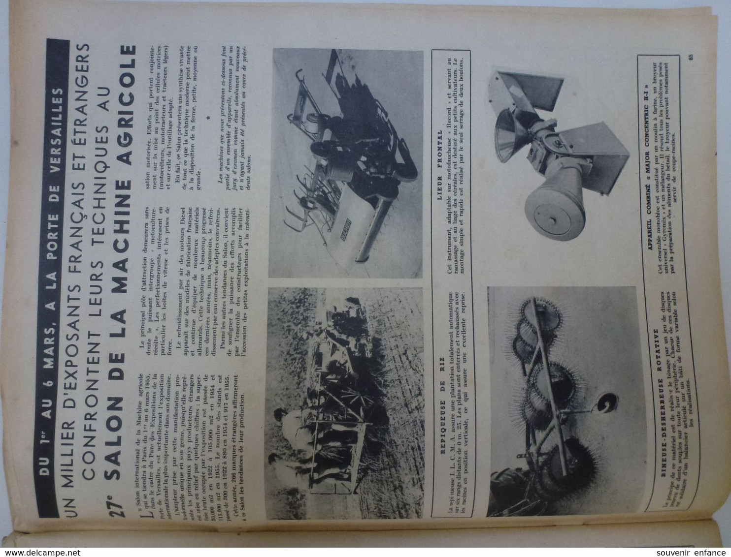 l'Automobile Mars 1955 Frégate Versailles 1100 Fiat Jeep Land Rover Goliath Mercedès Montlhery Circuit