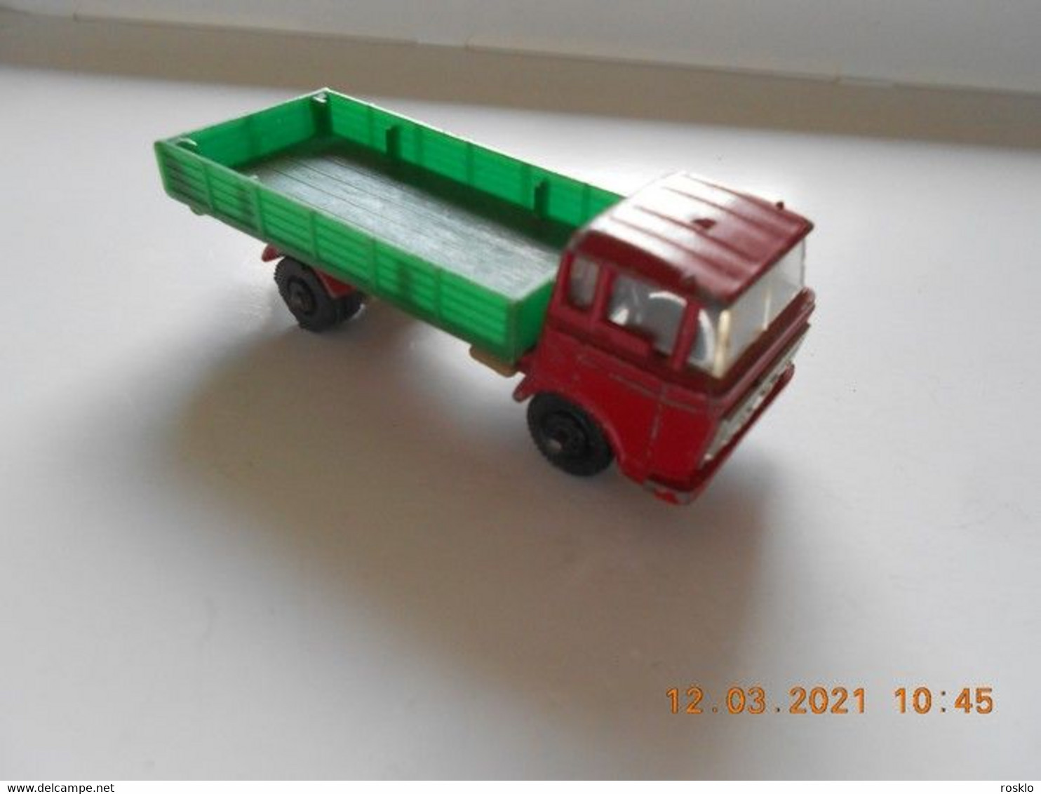 MAJORETTE 1970/80 / REF ? CAMION DAF2600 PLATEAU RIDELLE IDEM RAILS ROUTE - Scale 1:160