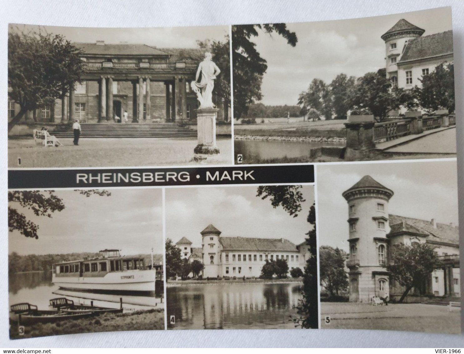 AK Rheinsberg - Mark / MBK Von Schl0ß Und Dampferanlegestelle, 1974 - Rheinsberg