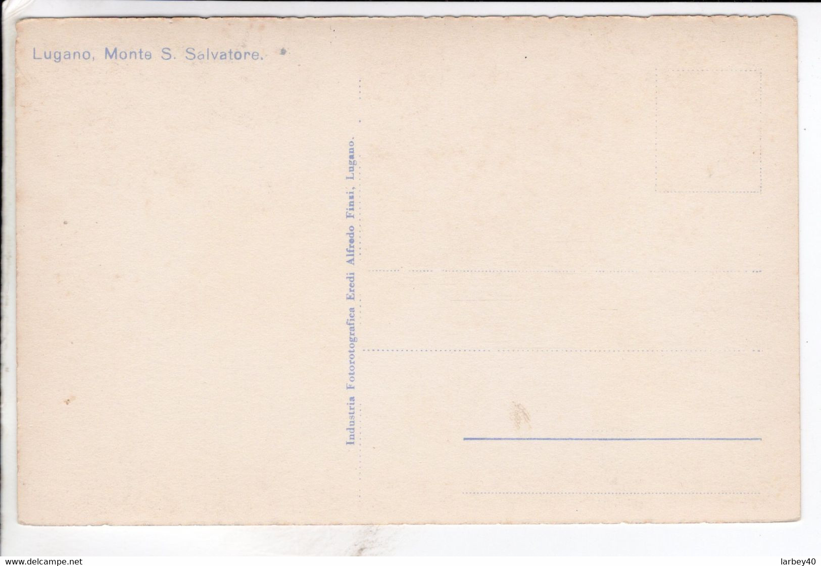 Cpa Lugano Monte S Salvadore - Legnano
