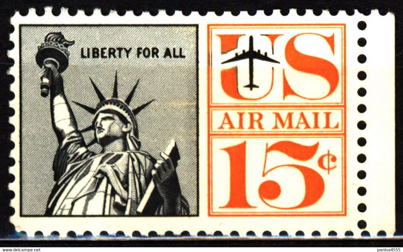 USA 1961 Mi 764.II Statue Of Liberty MNH - 3b. 1961-... Ungebraucht