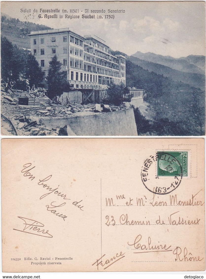 FENESTRELLE - TORINO - IL SECONDO SANATORIO -8374- - Santé & Hôpitaux