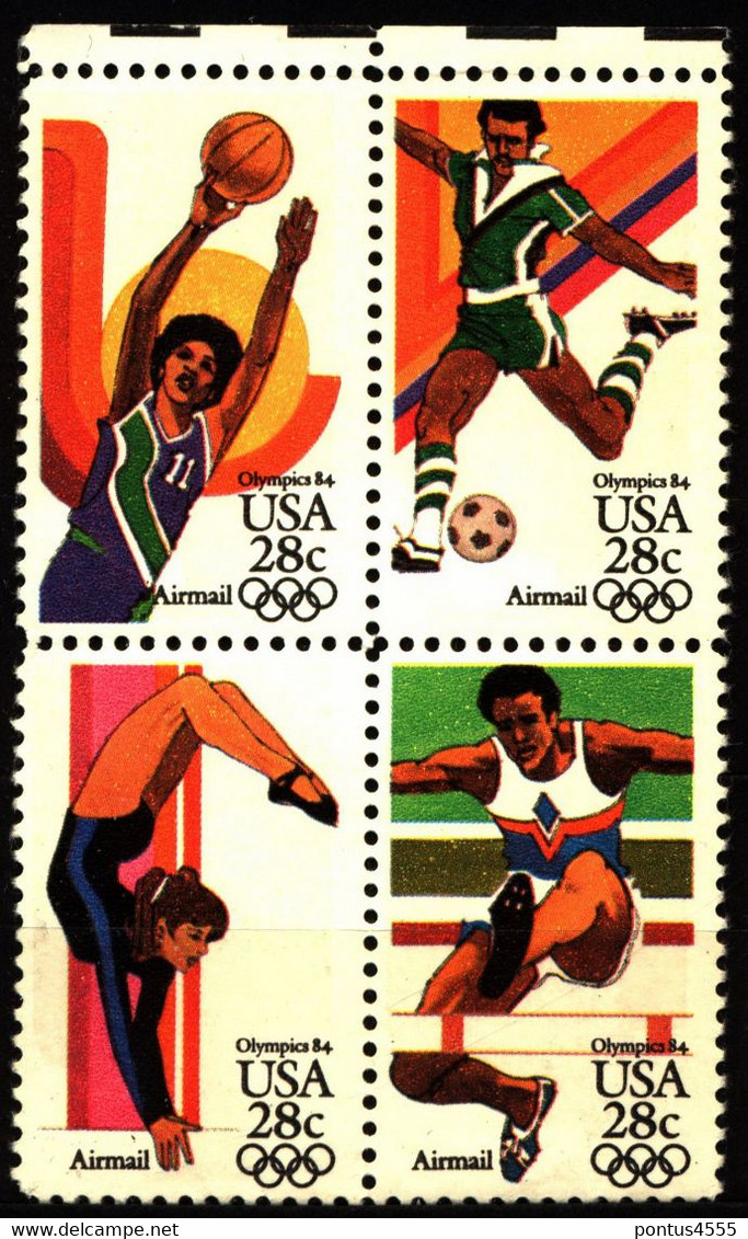 USA 1983 Mi 1636-1669 Summer Olympics 1984 MNH - 3b. 1961-... Nuevos