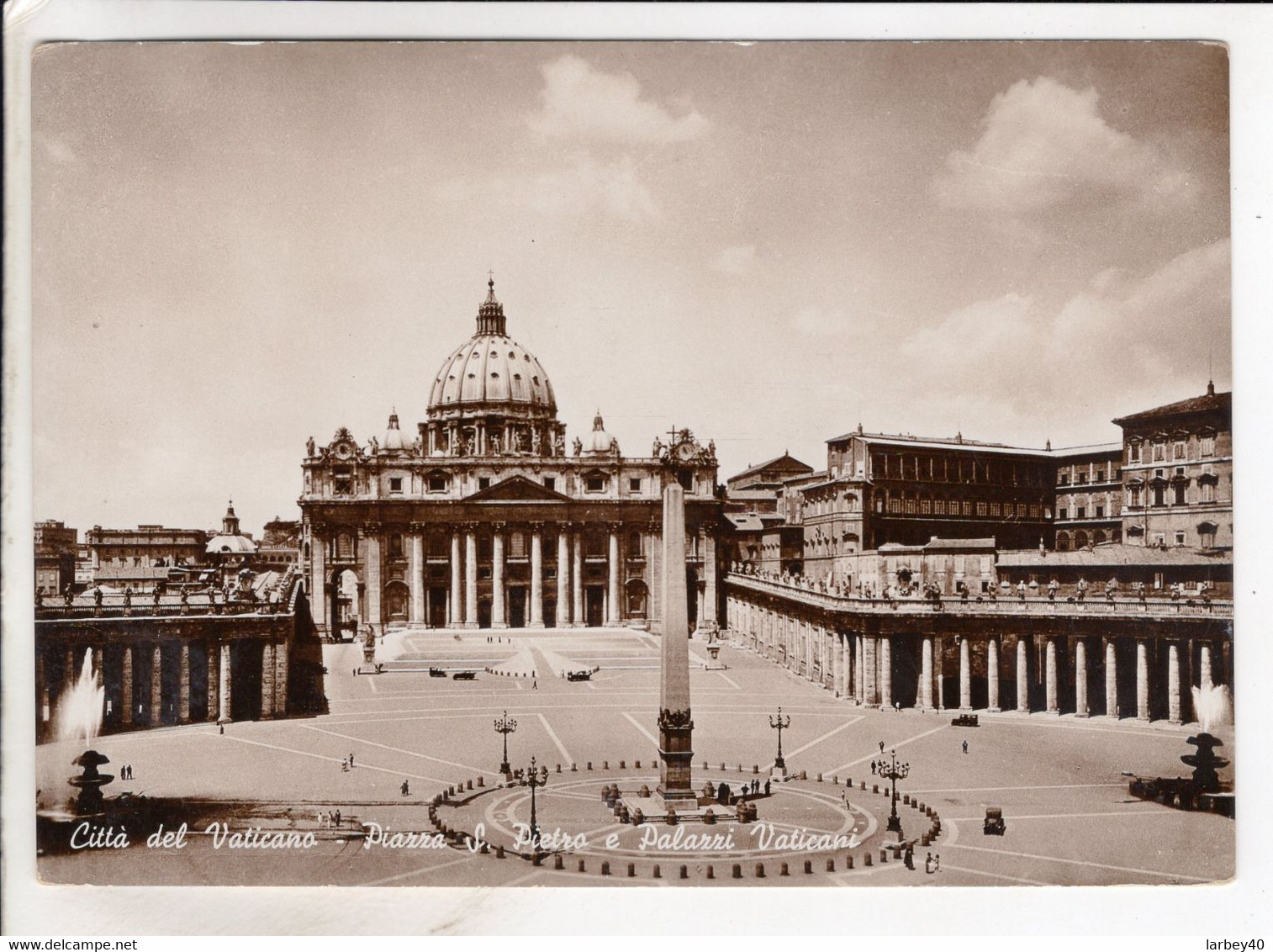 Cp Citta Del Vaticano Piazza S Pietro - Vatican