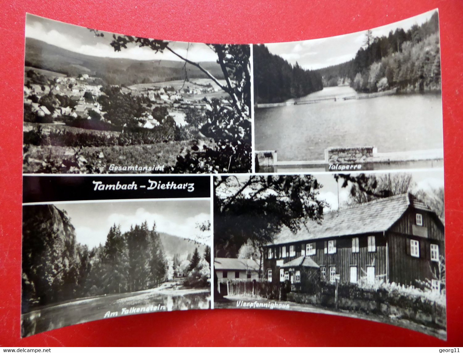 Tambach Dietharz - 1971 - Talsperre - Vierpfennighaus - Echt Foto - Thüringer Wald - Thüringen - Tambach-Dietharz