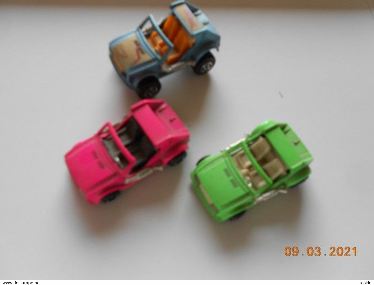 MAJORETTE 1970/80 / REF223 / 3 CRAZY CAR DONT 1UN 4X4 / STYLE DUNE BUGGY - Scala 1:160