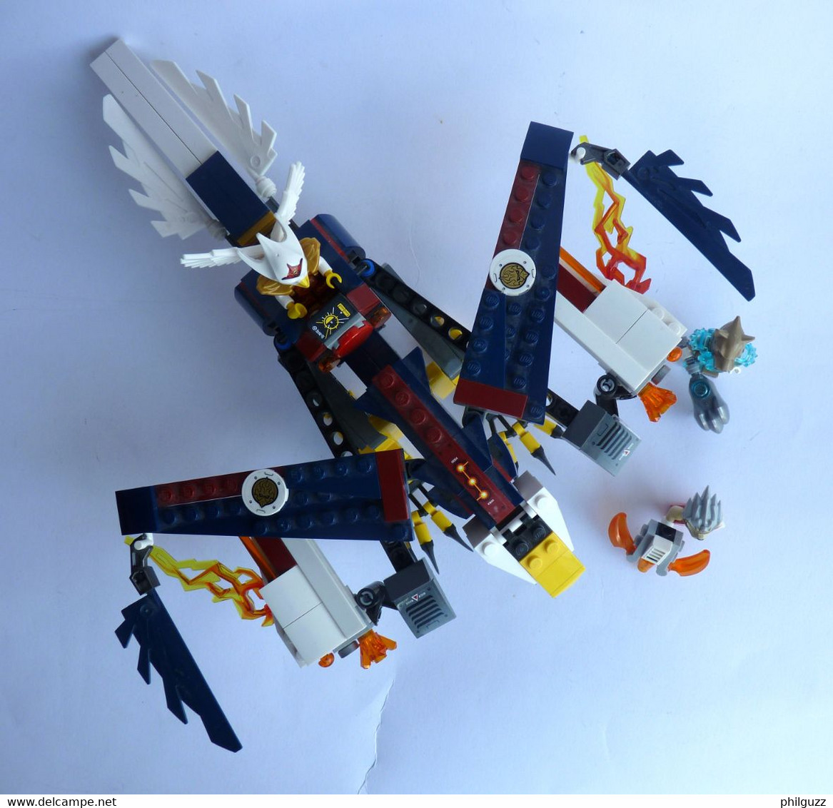 EQUIVALENCE DE BOITE LEGEND OF CHIMA 70142 LE PLANEUR AIGLE DE FEU D'ERIS - Lego System