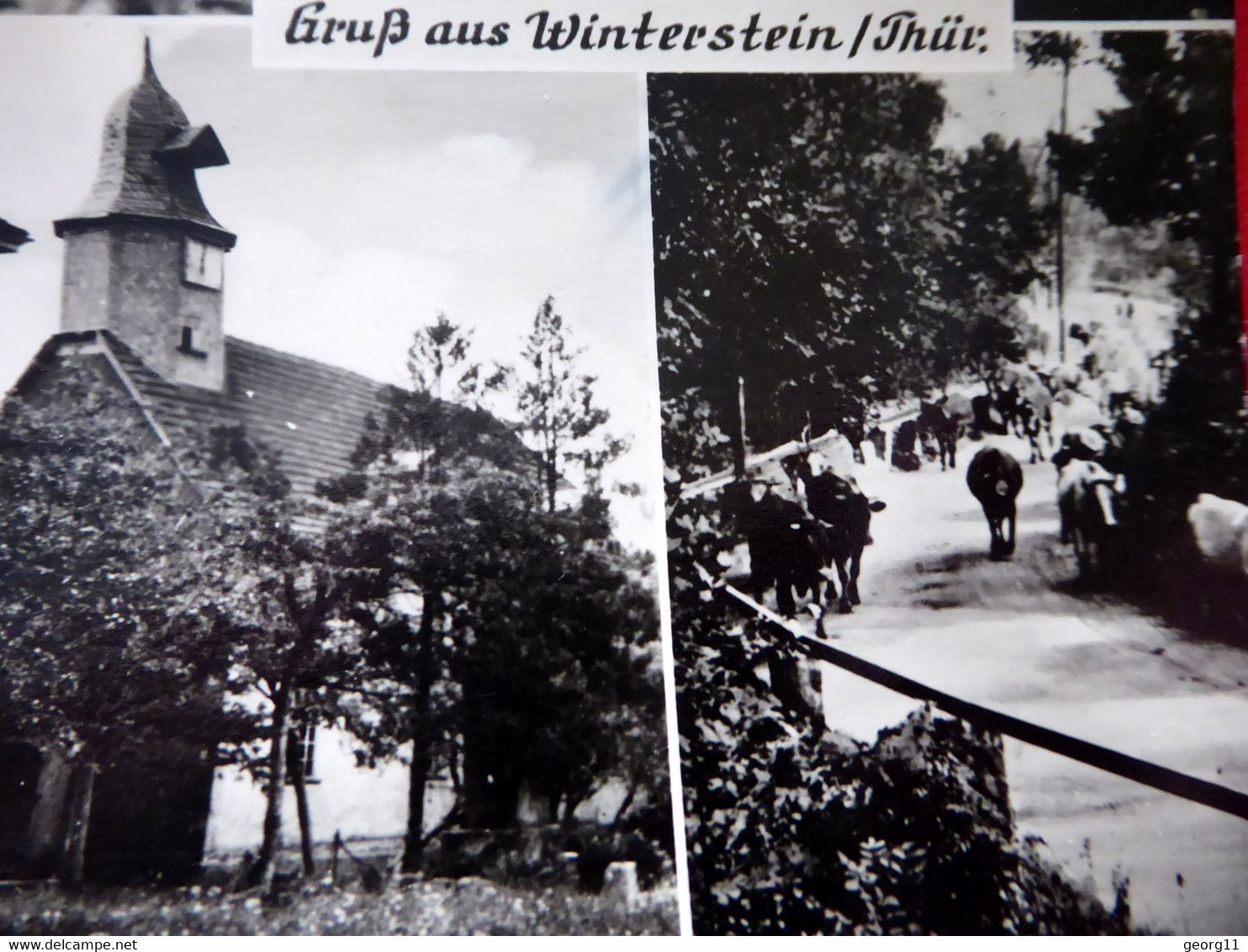 2 X Winterstein - Echt Foto - 1960 - Kleinformat - Waltershausen Thüringer Wald - Thüringen - Waltershausen