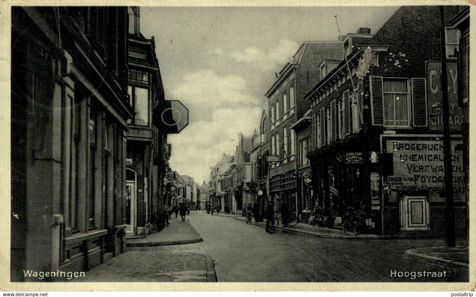 WAGENINGEN   Hoogstraat  Winkelstraat 1932 Gelderland Wageningen  HOLLAND HOLANDA NETHERLANDS - Wageningen