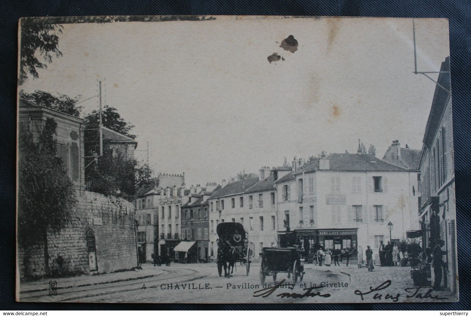 CPA Hauts De Seine – Chaville (92370) – 4. Pavillon De Sully Et La Civette  –  Animée, A Voyagé En 1905 - Chaville