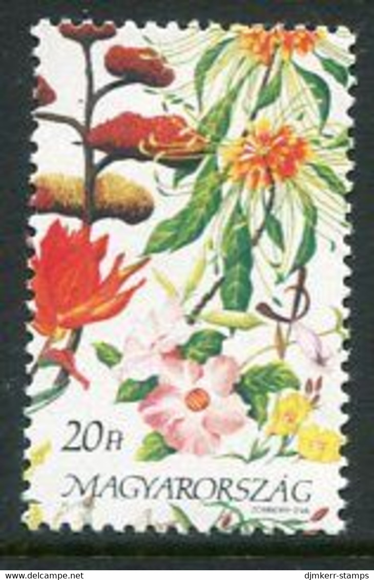 HUNGARY 1991 Flowers Of The Americas Single Ex Block MNH / **.  Michel 4130 - Ongebruikt