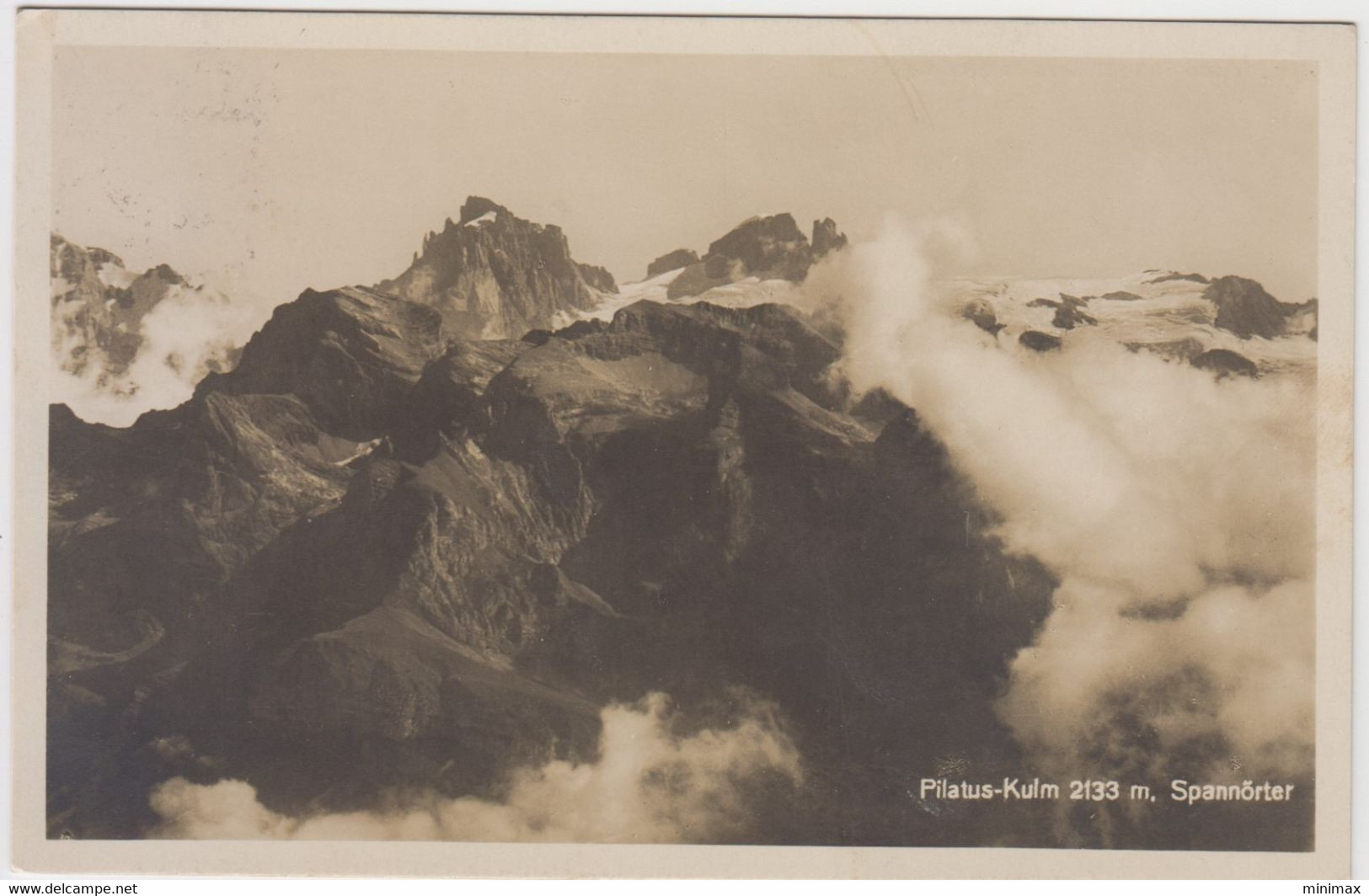 Carte Photo - Pilatus-Kulm 2133 M. Spannorter - Other & Unclassified