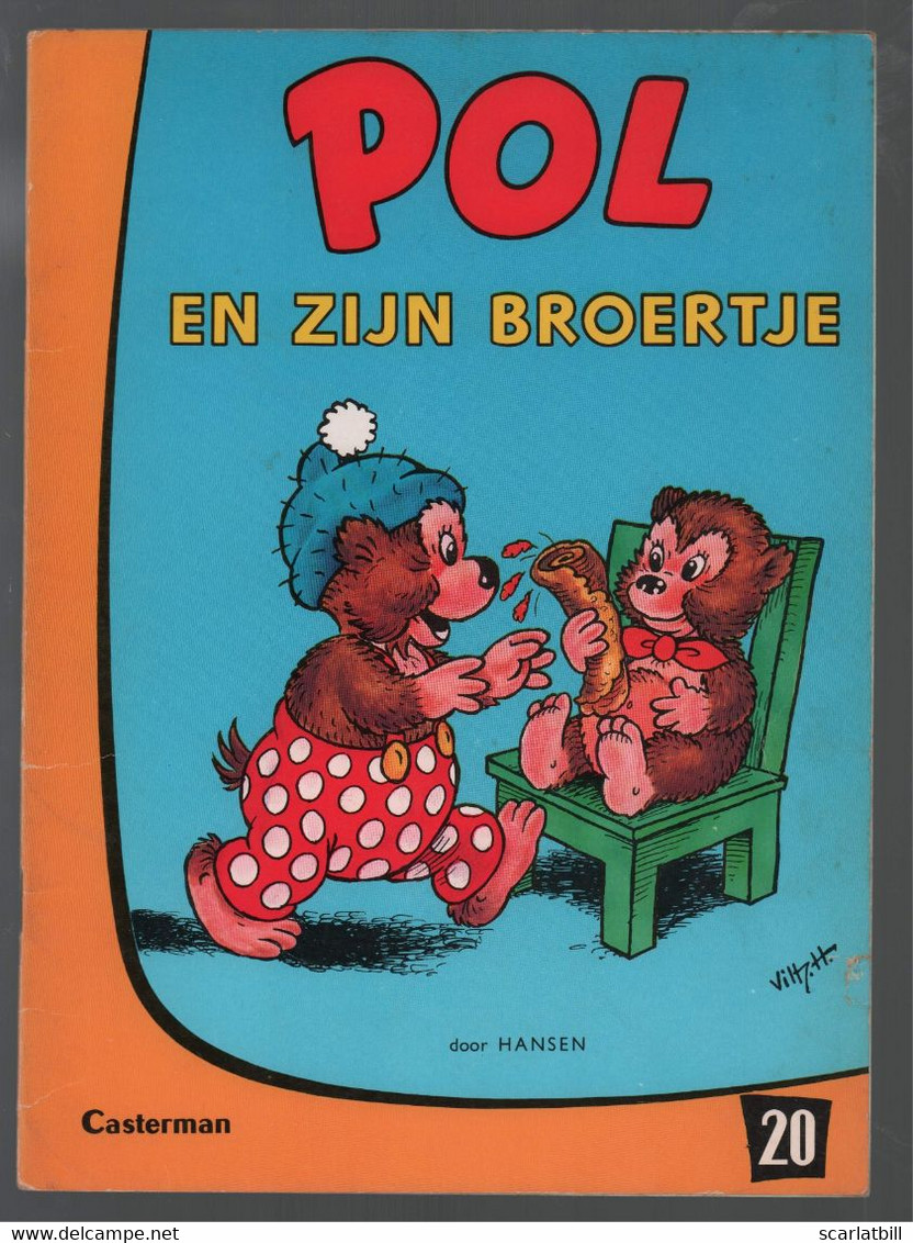 Casterman Pol, Pel En Pingo: Pol 20: Pol En Zijn Broertje (Carla & Vilhelm Hansen) 1972 - Andere & Zonder Classificatie