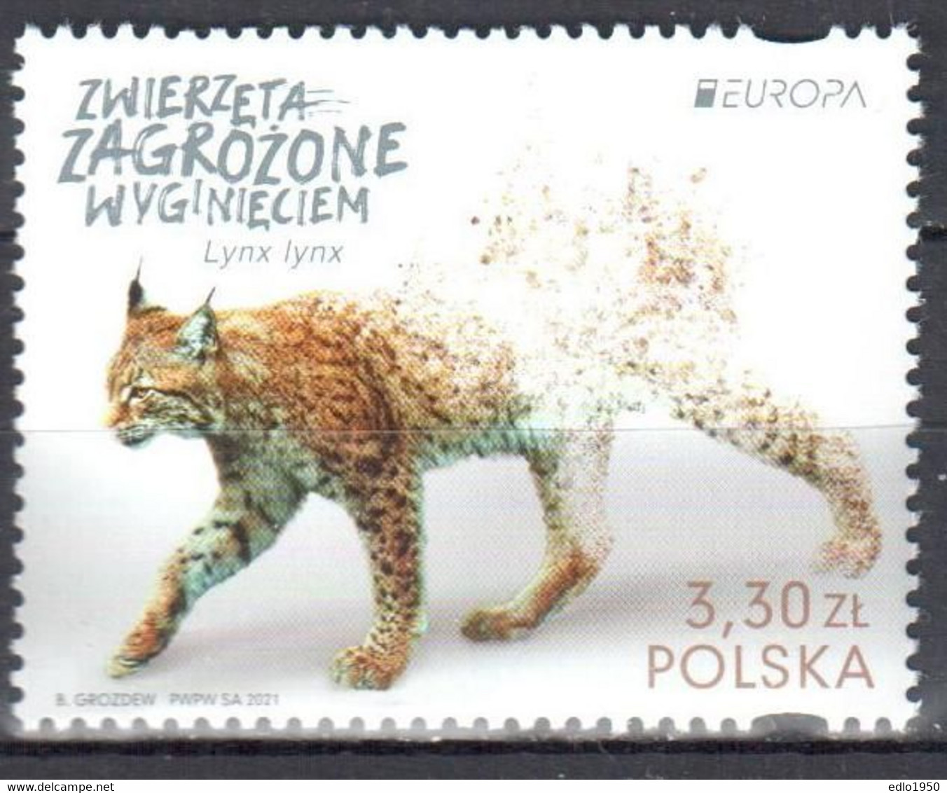 Poland 2021 - Wildcat  - Mi.5291 - MNH(**) - Unused Stamps