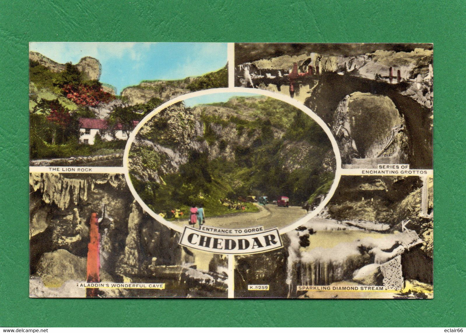 Cheddar Gorge Multivues CPSM  Impeccable Année 1960 - Cheddar