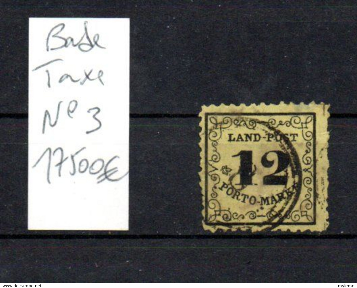 U000 Allemagne  Prusse N° 3 + Bade Taxe N° 2 Et 3 Oblitérés Côte 18000 Euros ..Voir Commentaires !!! - Lots & Kiloware (mixtures) - Min. 1000 Stamps