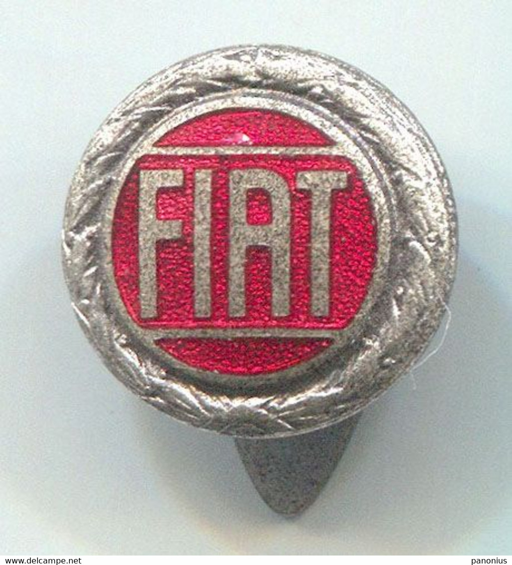 FIAT - Car, Auto, Automotive, Button Hole, Enamel, Vintage Pin, Badge, Abzeichen - Fiat