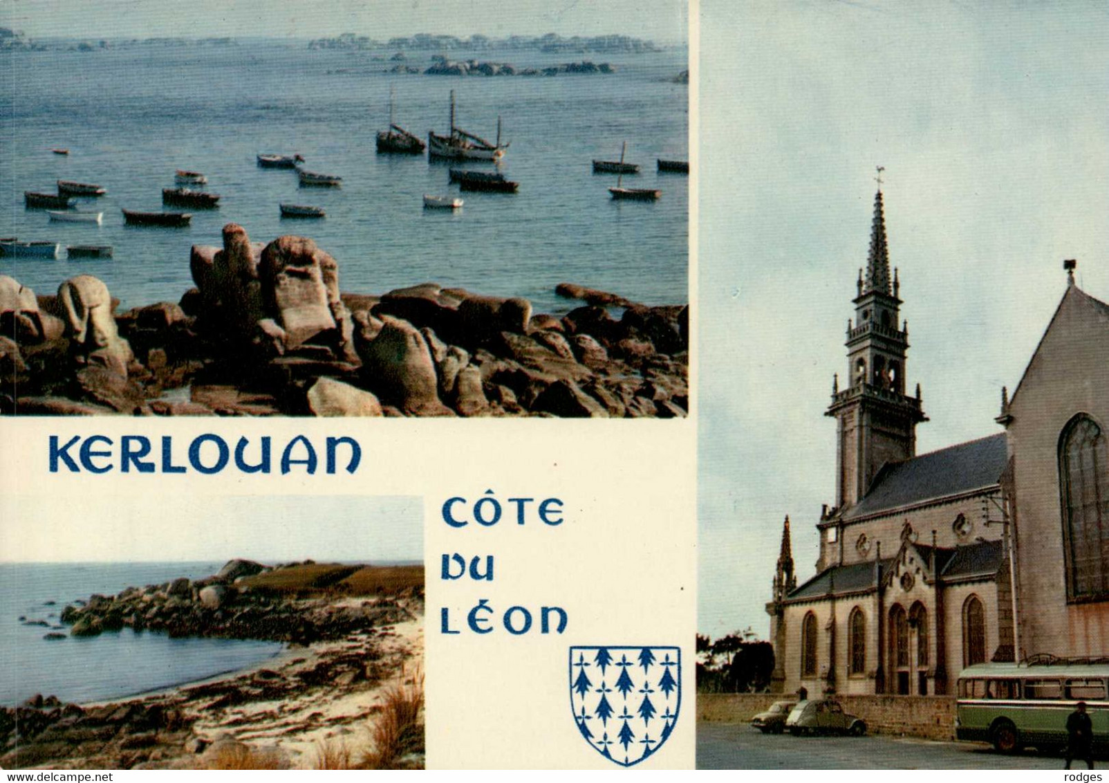 Dep 29 , Cpm KERLOUAN , Cote Du Léon , MX 2212 , Multivues , Edit. JOS  (27903) - Kerlouan