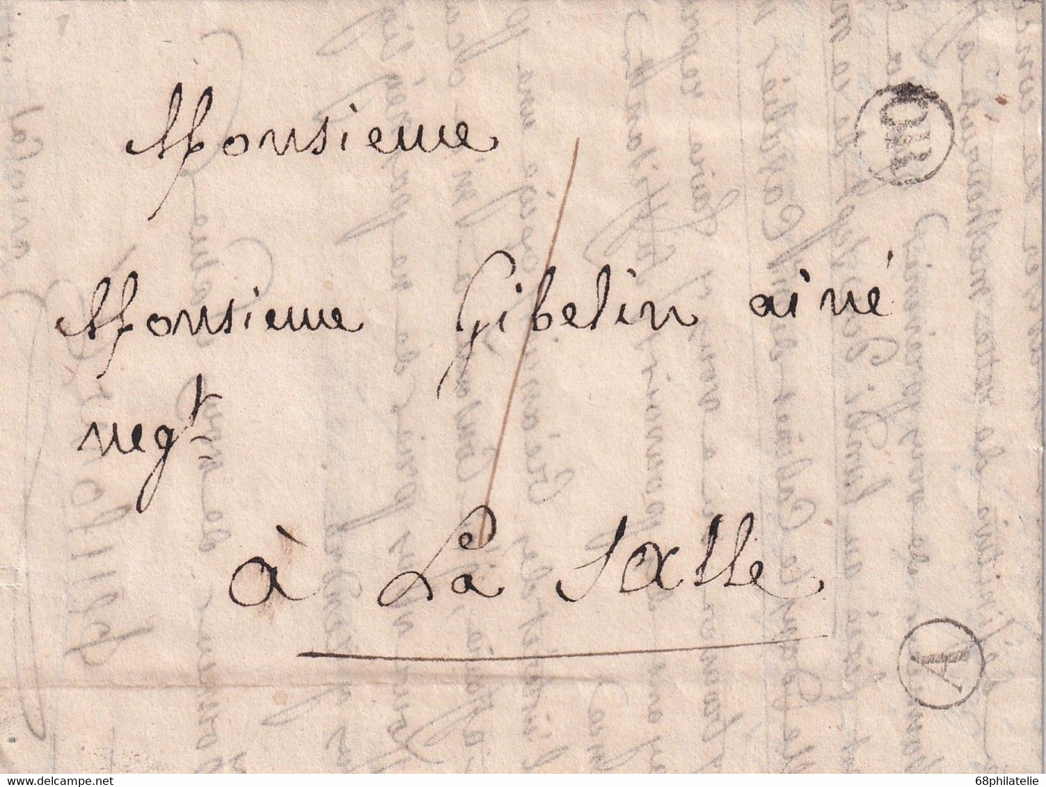 FRANCE 6.4. 1838 LETTRE   AVEC CORRESPONDANCE - 1801-1848: Precursors XIX